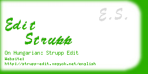 edit strupp business card